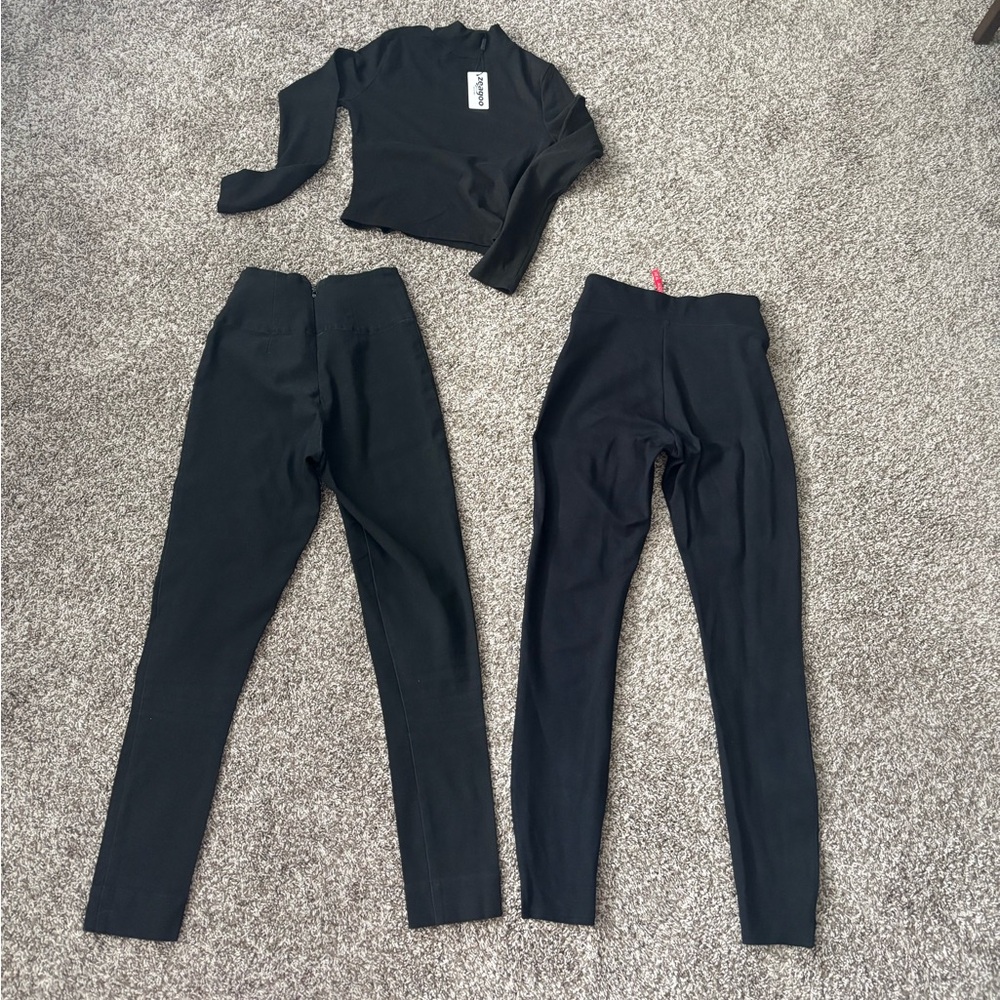 BUNDLE-Elizabeth Suzann Cecilia Pant 00-R, Spanx high rise trouser XS & LS Top!